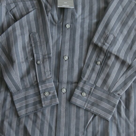 Marks & Spencer Autograph 100% Cotton Button Down Long Sleeve Shirt - Size Large - Picture 4 of 8